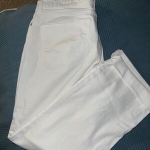 Levi’s white jeans